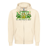 Sandshell heppy st. patricks day Zipper Hoodie - RacoonDesign