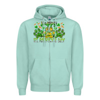 Seafoam heppy st. patricks day Zipper Hoodie - RacoonDesign