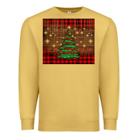 Antique Gold Christmas trees Premium Sweatshirt - AdoDesignShop