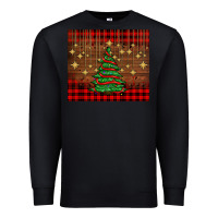 Black Christmas trees Premium Sweatshirt - AdoDesignShop