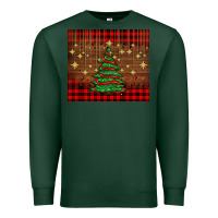 Sports Green Christmas trees Premium Sweatshirt - AdoDesignShop