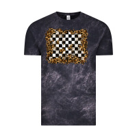 Cloud Black racing leopard background Vintage Tee - RanaPortraitStore