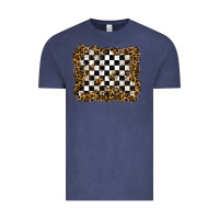 Vintage Denim racing leopard background Vintage Tee - RanaPortraitStore