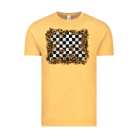 Vintage Mustard racing leopard background Vintage Tee - RanaPortraitStore