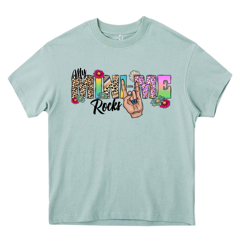 My Mini Me Rocks Heavy Core Tee by CowhideDigitalArt | Teevron