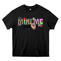 Black my mini me rocks Heavy Core Tee - CowhideDigitalArt