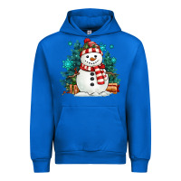 Cobalt christmas snowman Urban Hoodie - MaliasSmallBusiness