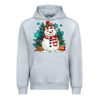Heather Grey christmas snowman Urban Hoodie - MaliasSmallBusiness