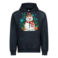 Navy christmas snowman Urban Hoodie - MaliasSmallBusiness