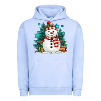Pigment Grape Ice christmas snowman Urban Hoodie - MaliasSmallBusiness