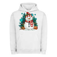 Pigment Lunar Rock christmas snowman Urban Hoodie - MaliasSmallBusiness