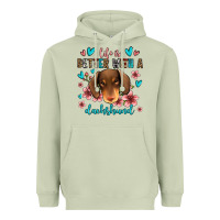 Matcha life is better with a dachshund Heavyweight Hoodie - Jasminsmagicworld