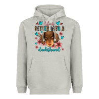 Moon Dust life is better with a dachshund Heavyweight Hoodie - Jasminsmagicworld