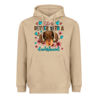 Mushroom life is better with a dachshund Heavyweight Hoodie - Jasminsmagicworld
