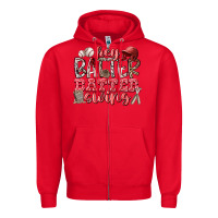 Red hey batter batter swing Zipper Hoodie - RacoonDesign