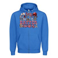 True Royal hey batter batter swing Zipper Hoodie - RacoonDesign