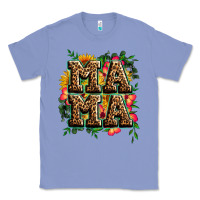 Colony Blue floral leopard mama Classic Tee - Zillion Design Studio