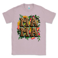 Lilac floral leopard mama Classic Tee - Zillion Design Studio