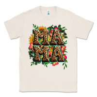 Natural floral leopard mama Classic Tee - Zillion Design Studio