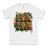 White floral leopard mama Classic Tee - Zillion Design Studio