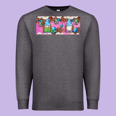 Western Easter Day Gnomes With Eggs Premium Sweatshirt Designed By Artiststas