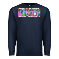 Navy Western Easter Day Gnomes With Eggs Premium Sweatshirt - Artiststas