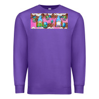 Purple Western Easter Day Gnomes With Eggs Premium Sweatshirt - Artiststas