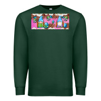 Sports Green Western Easter Day Gnomes With Eggs Premium Sweatshirt - Artiststas