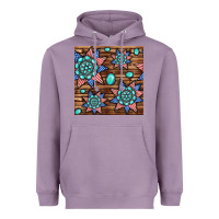 Lavender 4th of july turquoise gemstone seamless pattern Heavyweight Hoodie - BundleAndBundleShop