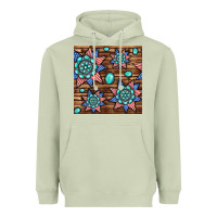 Matcha 4th of july turquoise gemstone seamless pattern Heavyweight Hoodie - BundleAndBundleShop