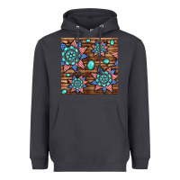Smoke 4th of july turquoise gemstone seamless pattern Heavyweight Hoodie - BundleAndBundleShop