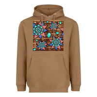 Toasted Coconut 4th of july turquoise gemstone seamless pattern Heavyweight Hoodie - BundleAndBundleShop