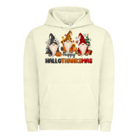 Pigment Pistachio Happy Hallothanksmas Urban Hoodie - MaliasSmallBusiness