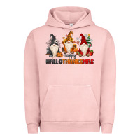 Pigment Salmon Happy Hallothanksmas Urban Hoodie - MaliasSmallBusiness