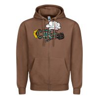 Chestnut chef Zipper Hoodie - CowhideDigitalArt