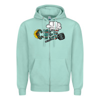 Seafoam chef Zipper Hoodie - CowhideDigitalArt