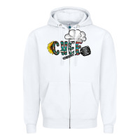 White chef Zipper Hoodie - CowhideDigitalArt