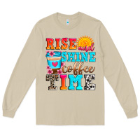 Mushroom rise and shine coffee time Long Sleeve Tee - Zillion Design Studio