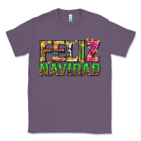 Lavender feliz navidad with pattern Classic Tee - texasbilliewilder