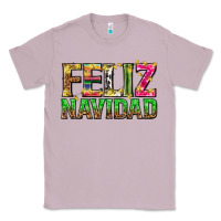 Lilac feliz navidad with pattern Classic Tee - texasbilliewilder