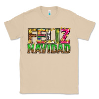 Mushroom feliz navidad with pattern Classic Tee - texasbilliewilder