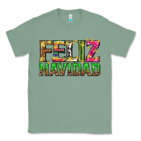 Sage feliz navidad with pattern Classic Tee - texasbilliewilder
