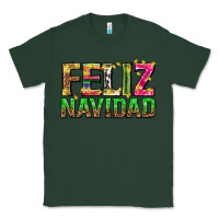 Sports Green feliz navidad with pattern Classic Tee - texasbilliewilder