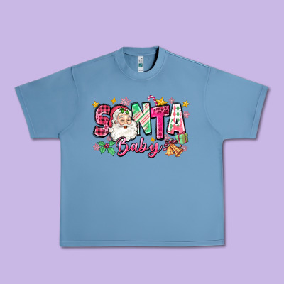 Urban Heavy Tee pink santa baby christmas