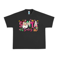 Pigment Black pink santa baby christmas Urban Heavy Tee - Zillion Design Studio