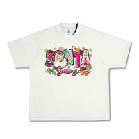 Pistachio pink santa baby christmas Urban Heavy Tee - Zillion Design Studio
