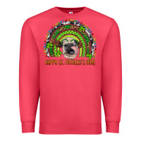 Cardinal Western Happy St. Patrick's Day Cow Rainbow Premium Sweatshirt - Artiststas
