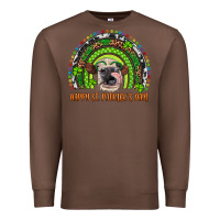 Chestnut Western Happy St. Patrick's Day Cow Rainbow Premium Sweatshirt - Artiststas