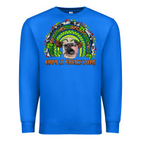 True Royal Western Happy St. Patrick's Day Cow Rainbow Premium Sweatshirt - Artiststas