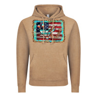 Flag Cactus Horseshoe Vintage Hoodie | Teevron